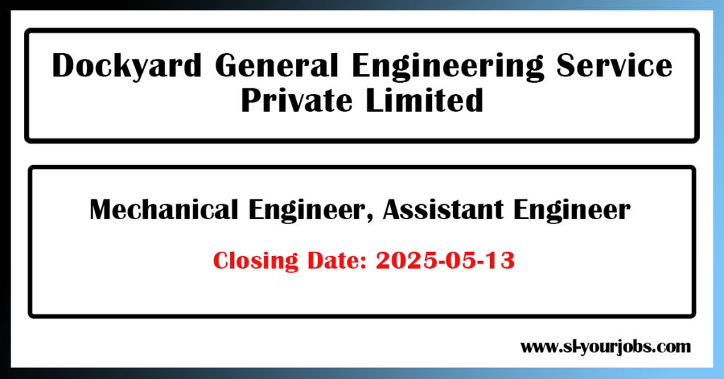 Dockyard General Engineering Services (Pvt) Ltd